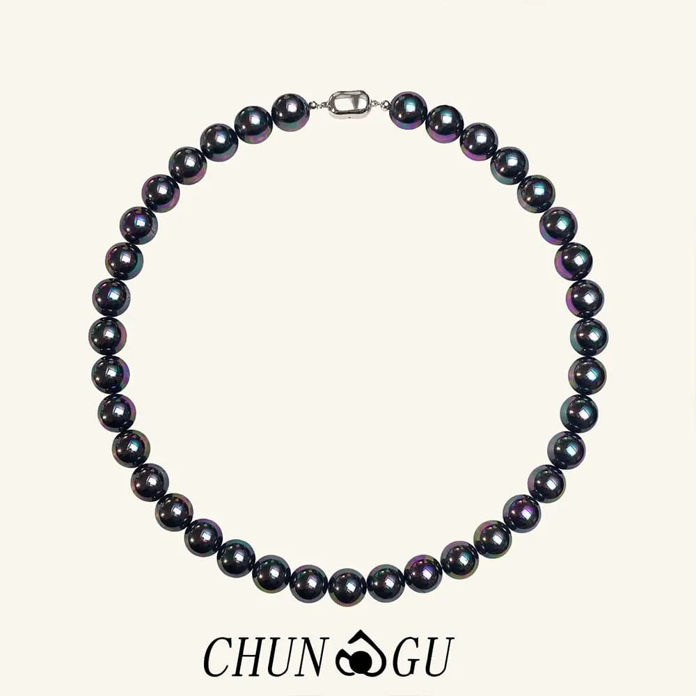 Tahitian Black Pearl Necklace (Angelina Jolie Inspired)